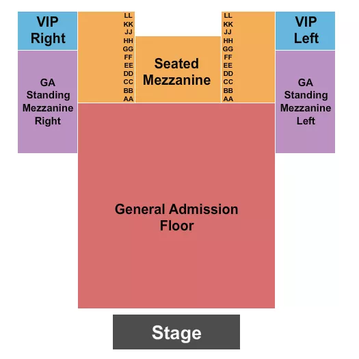 seating chart for Queen Elizabeth Theatre - Toronto - Endstage GA Floor 3 - eventticketscenter.com