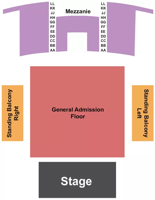 seating chart for Queen Elizabeth Theatre - Toronto - End Stage GA Floor 3 - eventticketscenter.com