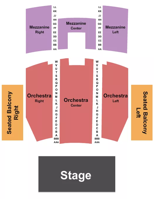 seating chart for Queen Elizabeth Theatre - Toronto - Endstage - Seated Balcony - eventticketscenter.com
