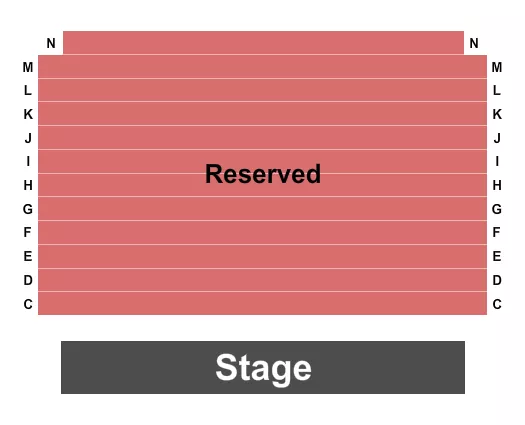 seating chart for Queen Street Playhouse - Endstage - eventticketscenter.com
