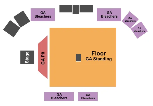 seating chart for Quillen Arena At Delaware State Fairgrounds - Kane Brown - eventticketscenter.com
