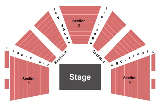 seating chart for Racine Theatre Guild - Endstage - eventticketscenter.com