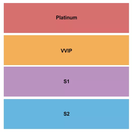 seating chart for Racket - NY - Platinum/VVIP - eventticketscenter.com