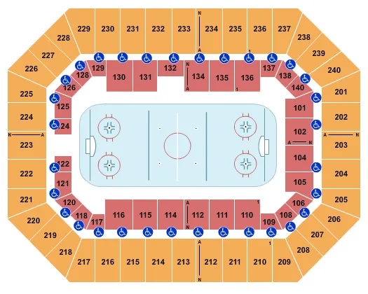 Hockey1 Seating Map