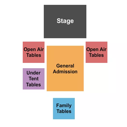 seating chart for Rebecca Farm - End Stage - eventticketscenter.com
