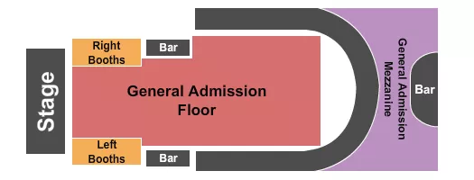 seating chart for Rebel - Toronto - GA Floor/GA Mezz - eventticketscenter.com