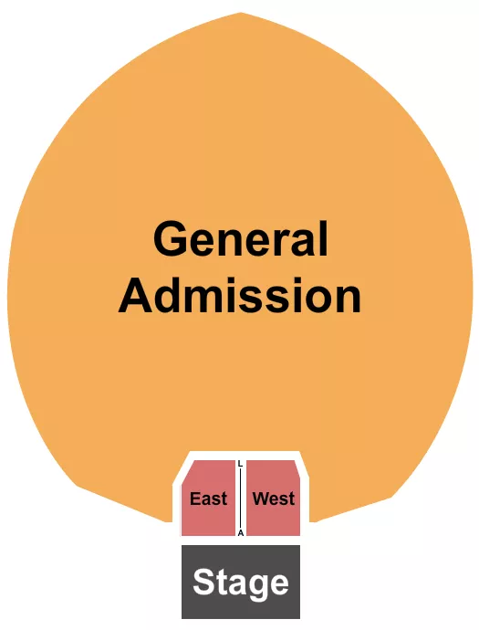 seating chart for Rebich Investments Amphitheater at Liberty Park - Reserved & GA - eventticketscenter.com