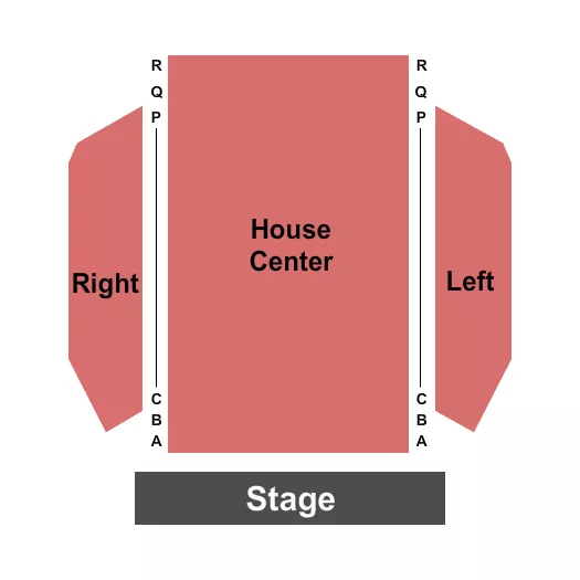 seating chart for Recital Hall at Singletary Center for the Arts - End Stage - eventticketscenter.com