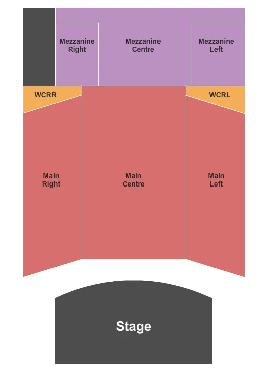 seating chart for Red Deer Memorial Centre - Endstage 2 - eventticketscenter.com