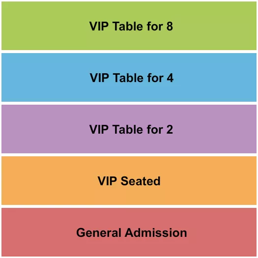 seating chart for Musica Club NYC - Burlesque - eventticketscenter.com