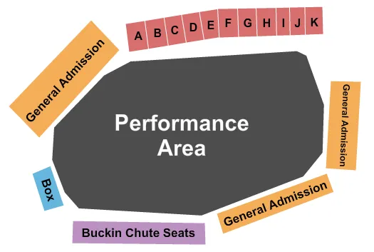 seating chart for Red Lodge Rodeo Grounds - Rodeo - eventticketscenter.com