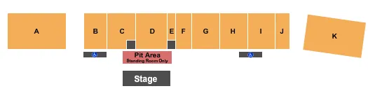 seating chart for Red River Valley Fair - Endstage - eventticketscenter.com