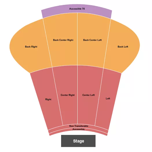 seating chart for Red Rocks Amphitheatre - Endstage Reserved - eventticketscenter.com