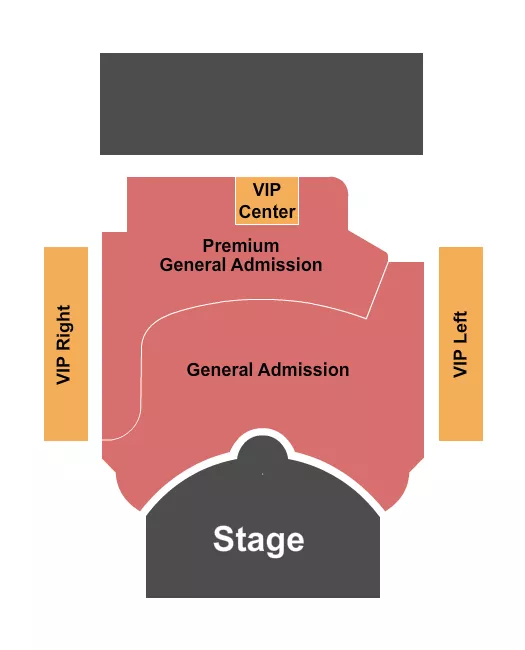 seating chart for Red Stage Fontana - GA/Premium/VIP 2 - eventticketscenter.com