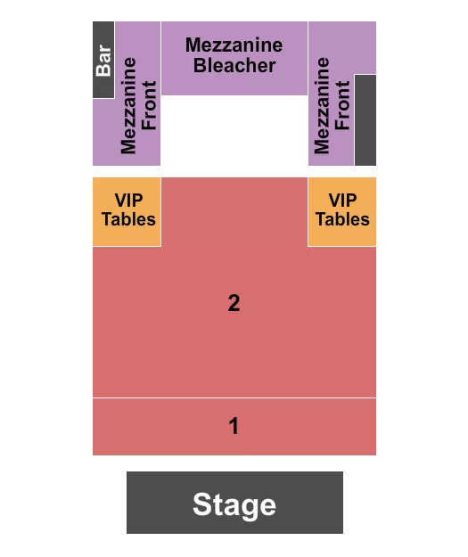 seating chart for Regent Theatre - CA - GA 1 & 2 - eventticketscenter.com