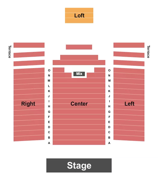 seating chart for Regent Theatre - Picton - Endstage - eventticketscenter.com