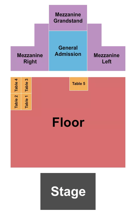 seating chart for Regent Theatre - CA - Endstage RSV Floor 3 - eventticketscenter.com