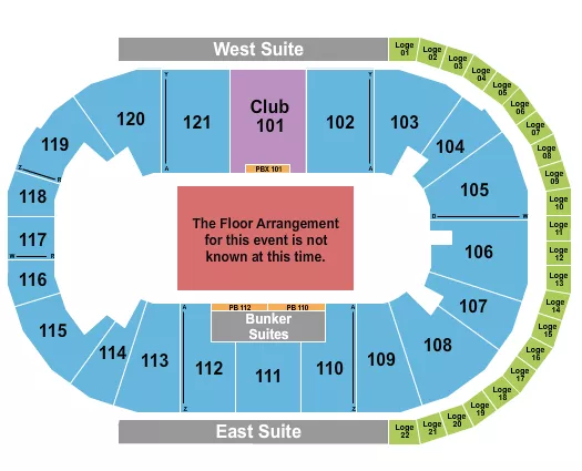 seating chart for Regions Arena - Generic Floor - eventticketscenter.com