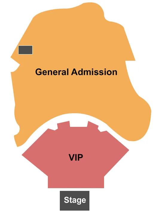 seating chart for Rendezvous Event Center - Endstage GA - eventticketscenter.com