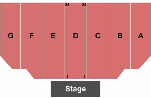 seating chart for Reno Ballroom - Endstage 4 - eventticketscenter.com