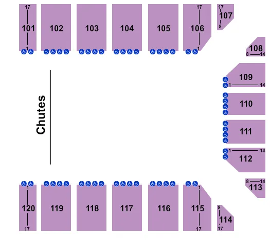 seating chart for Reno Events Center - PBR - eventticketscenter.com