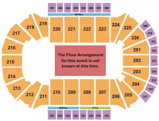 seating chart for Resch Center - Generic Floor - eventticketscenter.com