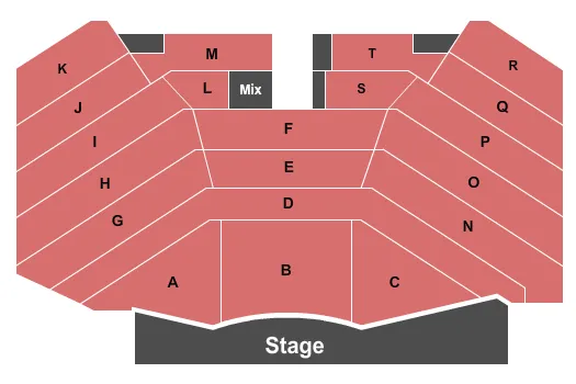 seating chart for Resorts Atlantic City - Superstar Theater - Endstage 4 - eventticketscenter.com