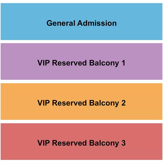 seating chart for Revel Entertainment Center - GA & VIP Balc 2 - eventticketscenter.com