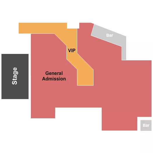 seating chart for Revolution Concert House and Event Center - Endstage GA Floor - eventticketscenter.com