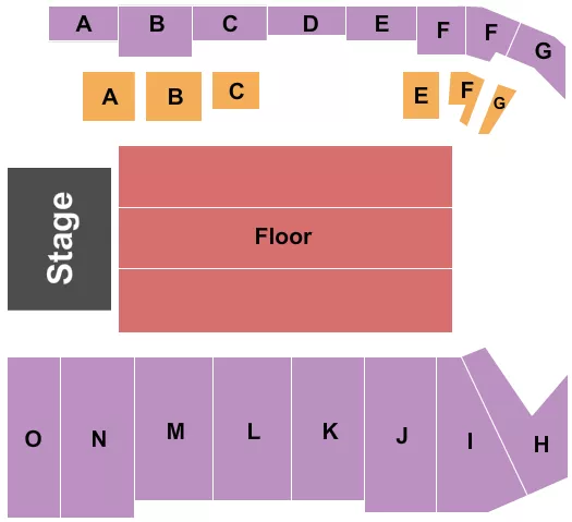 seating chart for Bonnetts Energy Arena at Bonnetts Energy Centre - Theresa Caputo - eventticketscenter.com