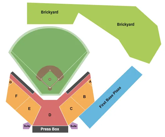 seating chart for Rhoads Stadium - Softball - eventticketscenter.com