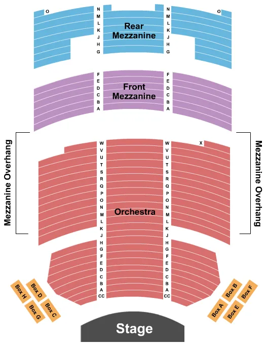 seating chart for Richard Rodgers Theatre - End Stage - eventticketscenter.com