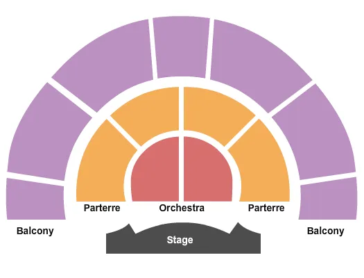 seating chart for Richardson Auditorium In Alexander Hall - End Stage - eventticketscenter.com