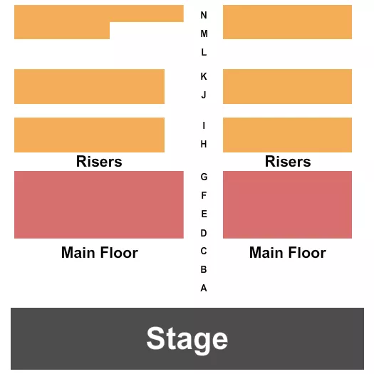 seating chart for Ridgedale Players - Endstage - eventticketscenter.com
