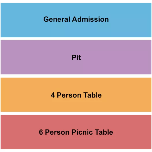 seating chart for Riverfront Live - GA/Pit/Tables - eventticketscenter.com