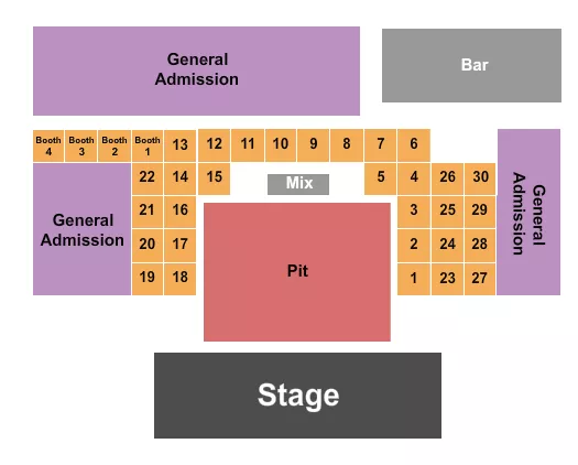 seating chart for Riverfront Live - Pit/GA/Tables - eventticketscenter.com