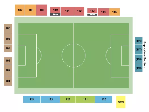 Soccer Seating Map