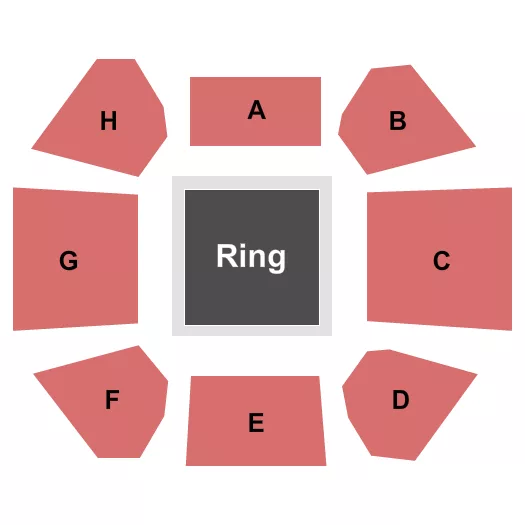 seating chart for Rivers Run Event Center At Angel of The Winds Arena - Wrestling - eventticketscenter.com