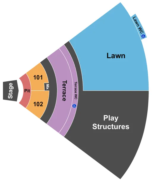 seating chart for Capital Region MU Health Care Amphitheater - Endstage Pit - eventticketscenter.com