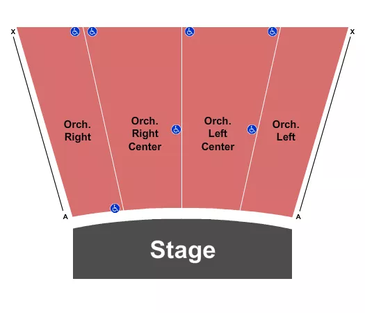 seating chart for Riverwalk Center - Endstage 3 - eventticketscenter.com