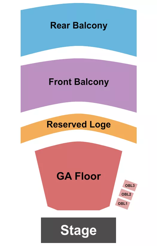 seating chart for Riviera Theatre - IL - Endstage GA Floor 2 - eventticketscenter.com
