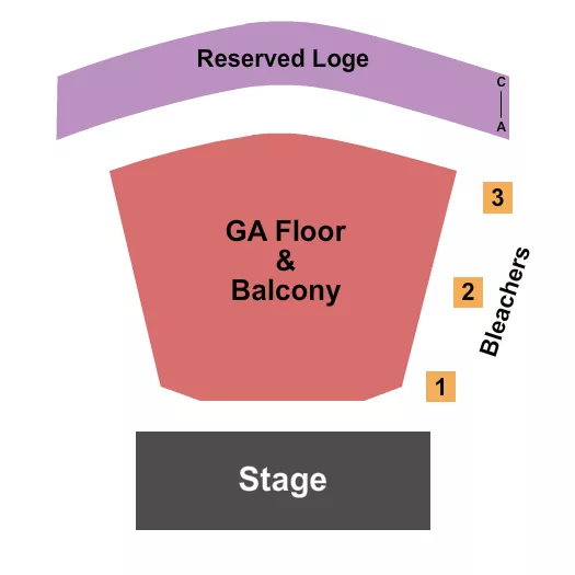 seating chart for Riviera Theatre - IL - GA Floor/Balc & RSV Loge - eventticketscenter.com
