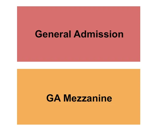 seating chart for Roadrunner - GA & GA Mezz - eventticketscenter.com