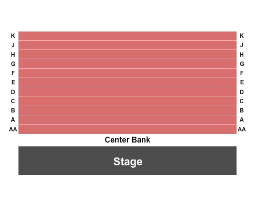 seating chart for Roberts Studio Theatre at Boston Center For The Arts - Endstage 2 - eventticketscenter.com
