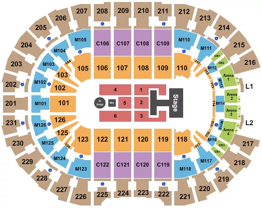 seating chart for Rocket Mortgage FieldHouse - Disney - Descendants - eventticketscenter.com