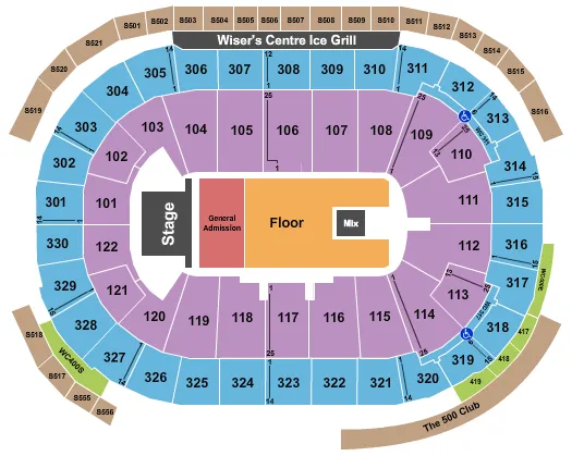 Rogers Centre Seating Charts 