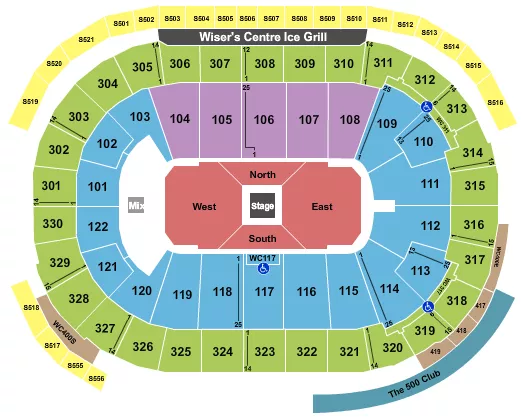 Rogers Arena Tickets & Seating Chart - Event Tickets Center