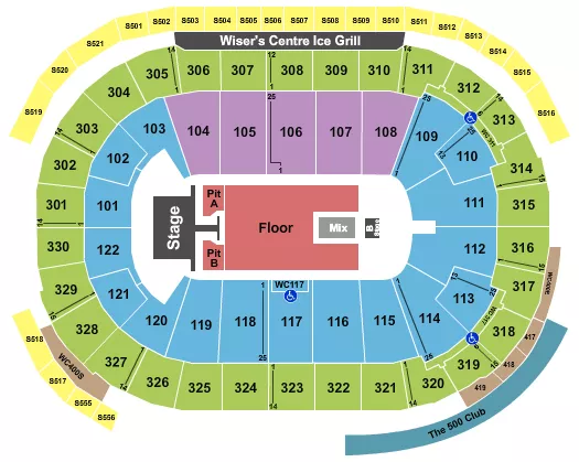 Rogers Centre Seating Charts 