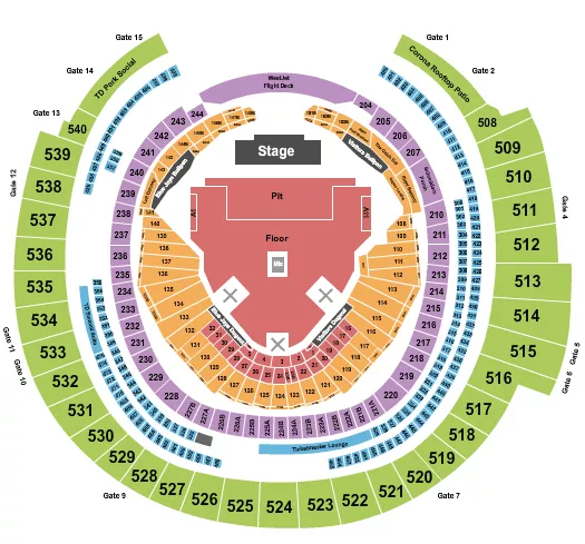 seating chart for Rogers Centre - Rufus Du Sol - eventticketscenter.com