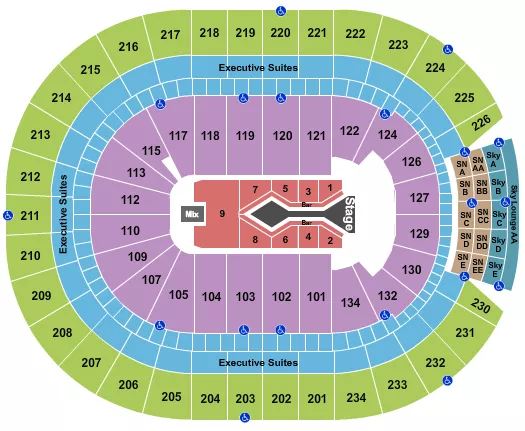 seating chart for Rogers Place - Blake Shelton - eventticketscenter.com